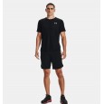 Under Armour Men's Streaker Runclipse Short Sleeve T-Shirt || تيشيرت أندر آرمر ستيكر رن بأكمام قصيرة للرجال لون أسود