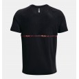 Under Armour Men's Streaker Runclipse Short Sleeve T-Shirt || تيشيرت أندر آرمر ستيكر رن بأكمام قصيرة للرجال لون أسود