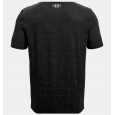 Under Armour Men's Seamless Wordmark Short Sleeve T-Shirt || تيشيرت أندر آرمر سيملس ورلد مارك بأكمام قصيرة للرجال لون أسود