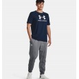 Under Armour Men's Sportstyle Logo Short Sleeve T-Shirt || تيشيرت أندر آرمر سبورت ستايل لوجو بأكمام قصيرة للرجال لون كحلي