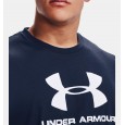 Under Armour Men's Sportstyle Logo Short Sleeve T-Shirt || تيشيرت أندر آرمر سبورت ستايل لوجو بأكمام قصيرة للرجال لون كحلي