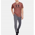 Under Armour Men's Sportstyle Logo Short Sleeve T-Shirt || تيشيرت أندر آرمر سبورت ستايل لوجو بأكمام قصيرة للرجال لون برتقالي