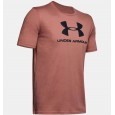 Under Armour Men's Sportstyle Logo Short Sleeve T-Shirt || تيشيرت أندر آرمر سبورت ستايل لوجو بأكمام قصيرة للرجال لون برتقالي