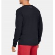 Under Armour Men's Sportstyle Left Chest Long Sleeve T-Shirt || تيشيرت أندر آرمر سبورت ستايل تشست بأكمام طويلة للرجال لون أسود