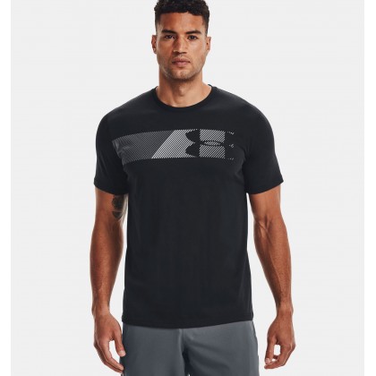 Under Armour Men's Fast Left Chest Short Sleeve T-Shirt || تيشيرت أندر آرمر فاست ليف تشست للرجال لون أسود