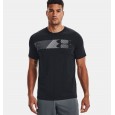 Under Armour Men's Fast Left Chest Short Sleeve T-Shirt || تيشيرت أندر آرمر فاست ليف تشست للرجال لون أسود