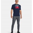 Under Armour Men's Boxed Sportstyle Short Sleeve T-Shirt || تيشيرت أندر آرمر بوكسد سبورت ستايل بأكمام قصيرة للرجال لون كحلي