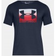 Under Armour Men's Boxed Sportstyle Short Sleeve T-Shirt || تيشيرت أندر آرمر بوكسد سبورت ستايل بأكمام قصيرة للرجال لون كحلي