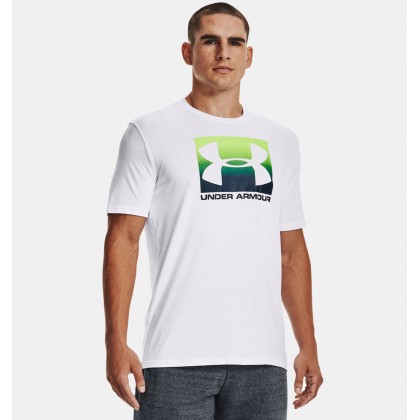 Under Armour Men's Boxed Sportstyle Short Sleeve T-Shirt || تيشيرت أندر آرمر بوكسد سبورت ستايل بأكمام قصيرة للرجال لون أبيض