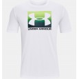 Under Armour Men's Boxed Sportstyle Short Sleeve T-Shirt || تيشيرت أندر آرمر بوكسد سبورت ستايل بأكمام قصيرة للرجال لون أبيض