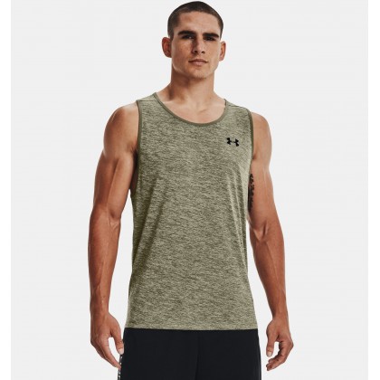 Under Armour Men's Tech 2.0 Tank || بلوزة حفر (كت) أندر آرمر تك 2.0 للرجال لون زيتي