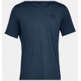 Under Armour Men's Sportstyle Left Chest T-Shirt || تيشيرت أندر آرمر سبورت ستايل ليفت تشيست بأكمام قصيرة للرجال لون أزرق