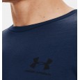 Under Armour Men's Sportstyle Left Chest T-Shirt || تيشيرت أندر آرمر سبورت ستايل ليفت تشيست بأكمام قصيرة للرجال لون أزرق