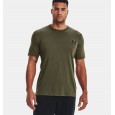 Under Armour Men's Sportstyle Left Chest T-Shirt || تيشيرت أندر آرمر سبورت ستايل ليفت تشيست بأكمام قصيرة للرجال لون زيتي