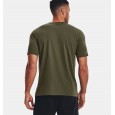 Under Armour Men's Sportstyle Left Chest T-Shirt || تيشيرت أندر آرمر سبورت ستايل ليفت تشيست بأكمام قصيرة للرجال لون زيتي