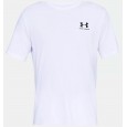 Under Armour Men's Sportstyle Left Chest T-Shirt || تيشيرت أندر آرمر سبورت ستايل ليفت تشيست بأكمام قصيرة للرجال لون أبيض