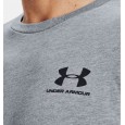 Under Armour Men's Sportstyle Left Chest T-Shirt || تيشيرت أندر آرمر سبورت ستايل ليفت تشيست بأكمام قصيرة للرجال لون سكني