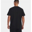 Under Armour Men's Logo Embroidered Heavyweight Short Sleeve T-Shirt || تيشيرت أندر آرمر لوجو امبرويدرد هيفي ويت للرجال لون أسود