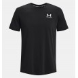 Under Armour Men's Logo Embroidered Heavyweight Short Sleeve T-Shirt || تيشيرت أندر آرمر لوجو امبرويدرد هيفي ويت للرجال لون أسود