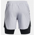 Under Armour Men's Launch 5'' 2-in-1 Shorts || شورت أندر آرمر لاونش 5 للرجال لون رمادي