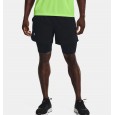 Under Armour Men's Launch 5'' 2-in-1 Shorts || شورت أندر آرمر لاونش 5 للرجال لون أسود