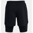 Under Armour Men's Launch 5'' 2-in-1 Shorts || شورت أندر آرمر لاونش 5 للرجال لون أسود