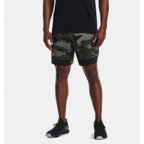 Under Armour Men's Train Stretch Camo Shorts || شورت أندر آرمر ترين ستريتش كامو للرجال لون زيتي