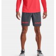 Under Armour Men's Woven Graphic Wordmark Shorts || شورت أندر آرمر ووفن جرافيك وورد-مارك للرجال لون رمادي