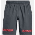 Under Armour Men's Woven Graphic Wordmark Shorts || شورت أندر آرمر ووفن جرافيك وورد-مارك للرجال لون رمادي