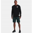 Under Armour Men's Project Rock Charged Cotton® Fleece Shorts || شورت أندر آرمر بروجكت تشارجد قطن فليس للرجال لون زيتي غامق