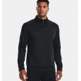 Under Armour Men's Armour Fleece® ¼ Zip Sweatshirt || شورت أندر آرمر فليس 1/4 زيب للرجال لون أسود