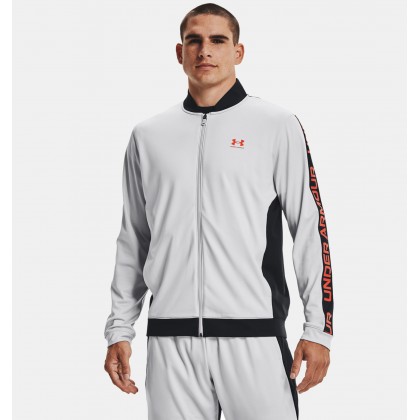 Under Armour Men's Tricot Jacket || جاكيت أندر آرمر تريكو للرجال لون رمادي