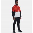 Under Armour Men's Legacy Windbreaker Jacket || جاكيت أندر آرمر ليجاسي ويندبريكر للرجال لون أحمر وأسود ورمادي