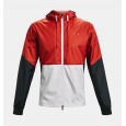 Under Armour Men's Legacy Windbreaker Jacket || جاكيت أندر آرمر ليجاسي ويندبريكر للرجال لون أحمر وأسود ورمادي