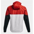 Under Armour Men's Legacy Windbreaker Jacket || جاكيت أندر آرمر ليجاسي ويندبريكر للرجال لون أحمر وأسود ورمادي