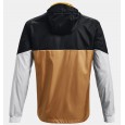 Under Armour Men's Legacy Windbreaker Jacket || جاكيت أندر آرمر ليجاسي ويندبريكر للرجال لون أسود ورمادي وذهبي