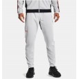 Under Armour Men's Tricot Track Pants || بنطلون أندر آرمر تريكو تراك للرجال لون رمادي وأسود