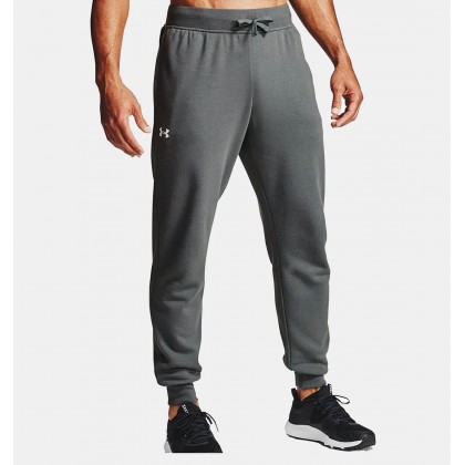 Under Armour Men's Rival Cotton Joggers || تيشيرت أندر آرمر ريفال قطن للرجال لون رمادي