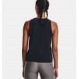 Under Armour Women's Essential Cotton Stretch Tank || تيشيرت تانك أندر آرمر ايسنشال كوتون ستريتش بلا أكمام للنساء لون أسود