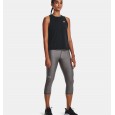 Under Armour Women's Essential Cotton Stretch Tank || تيشيرت تانك أندر آرمر ايسنشال كوتون ستريتش بلا أكمام للنساء لون أسود