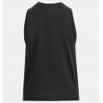 Under Armour Women's Essential Cotton Stretch Tank || تيشيرت تانك أندر آرمر ايسنشال كوتون ستريتش بلا أكمام للنساء لون أسود