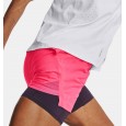 Under Armour Women's Run Stamina 2-in-1 Shorts|| شورت أندر آرمر ران ستامينا 2-ان-1 للنساء لون وردي