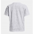 Under Armour Women's Logo Printed Heavyweight T-Shirts|| تيشيرت أندر آرمر لوجو برينتد هيفي ويت للنساء لون رمادي وأبيض