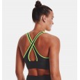 Under Armour Women's Mid Crossback Long Line Sports Bra|| صدرية رياضية أندر آرمر ميد كروس باك لونج لاين سبورتس للنساء لون أخضر 