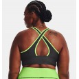 Under Armour Women's Mid Crossback Long Line Sports Bra|| صدرية رياضية أندر آرمر ميد كروس باك لونج لاين سبورتس للنساء لون أخضر 