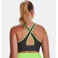 Under Armour Women's Mid Crossback Long Line Sports Bra|| صدرية رياضية أندر آرمر ميد كروس باك لونج لاين سبورتس للنساء لون أخضر 