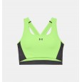 Under Armour Women's Mid Crossback Long Line Sports Bra|| صدرية رياضية أندر آرمر ميد كروس باك لونج لاين سبورتس للنساء لون أخضر 