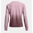 Under Armour Women's Rival Terry Gradient Crew T-Shirts|| تيشيرت أندر آرمر رايفال تيري جرادينت للنساء لون زهري