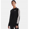 Under Armour Women's Rival Terry Colorblock Crew Sweatshirt|| تيشيرت أندر آرمر ريفال تيري كلربلوك للنساء لون أسود