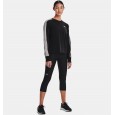 Under Armour Women's Rival Terry Colorblock Crew Sweatshirt|| تيشيرت أندر آرمر ريفال تيري كلربلوك للنساء لون أسود